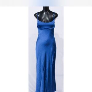 Hello Molly Women's Feels Like Luxe Maxi Dress Blue Size AU: 6 US: 2